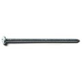 Midwest Fastener Sheet Metal Screw, #10 x 4 in, Zinc Plated Steel Pan Head Phillips Drive, 100 PK 50860